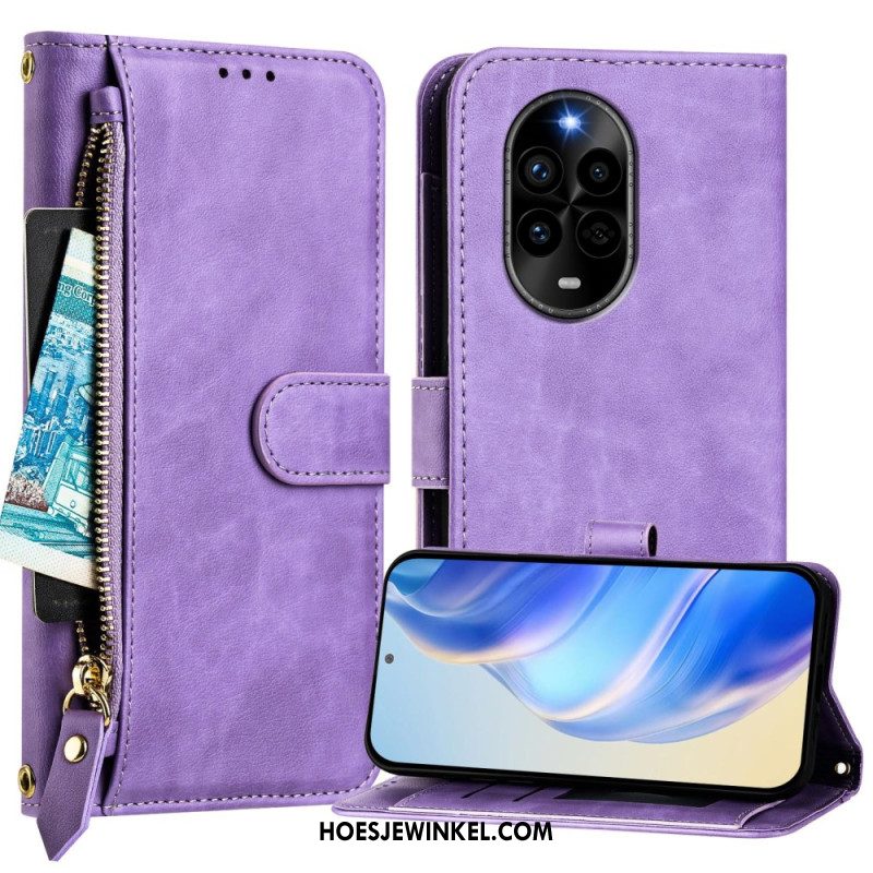 Bescherming Hoesje Huawei Nova 13 Pro Portemonnee Met Rits