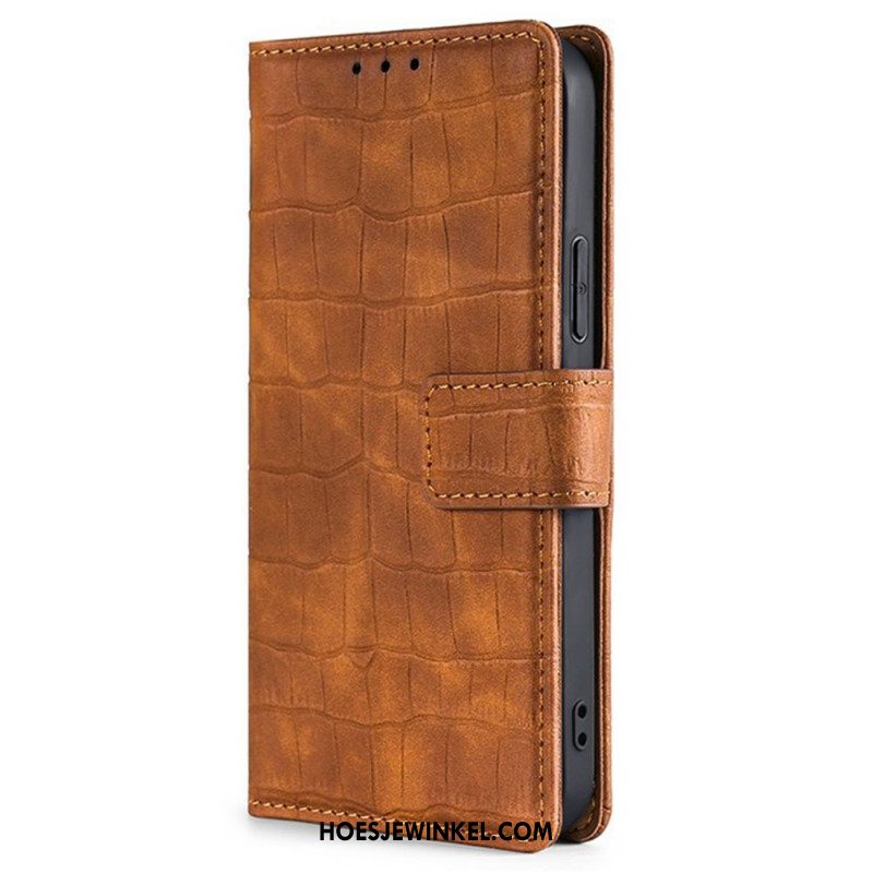 Bescherming Hoesje Oneplus 15 Krokodillenleerstructuur