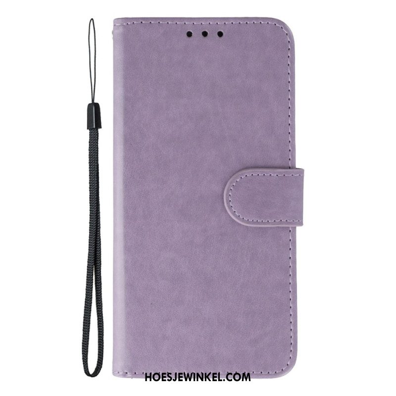Bescherming Hoesje Oppo Find X8 Pro Kunstleren Bandje