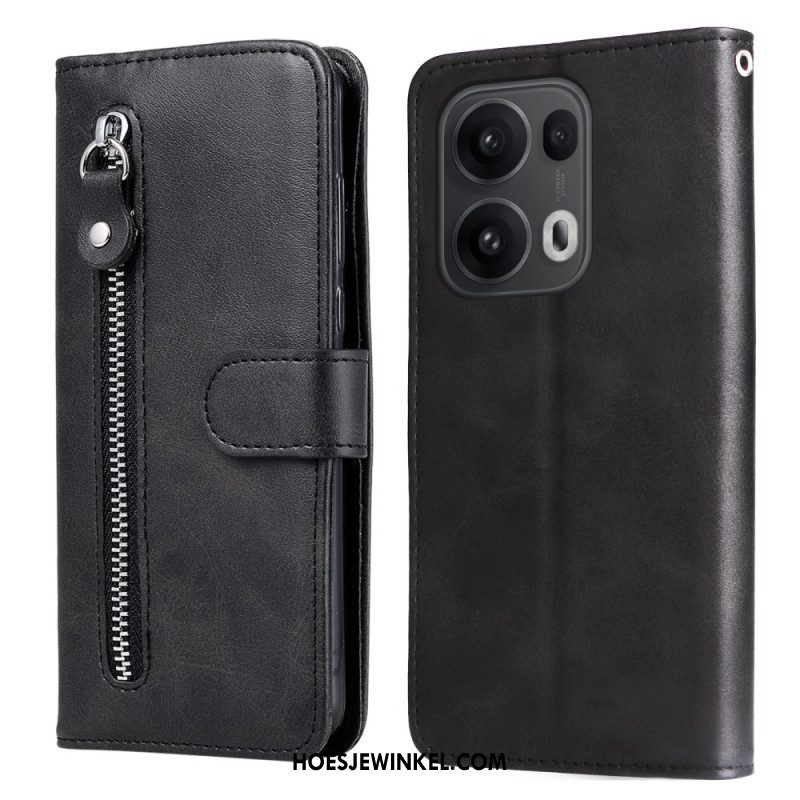 Bescherming Hoesje Oppo Reno 14 Pro 5g Met Ritssluiting Etui