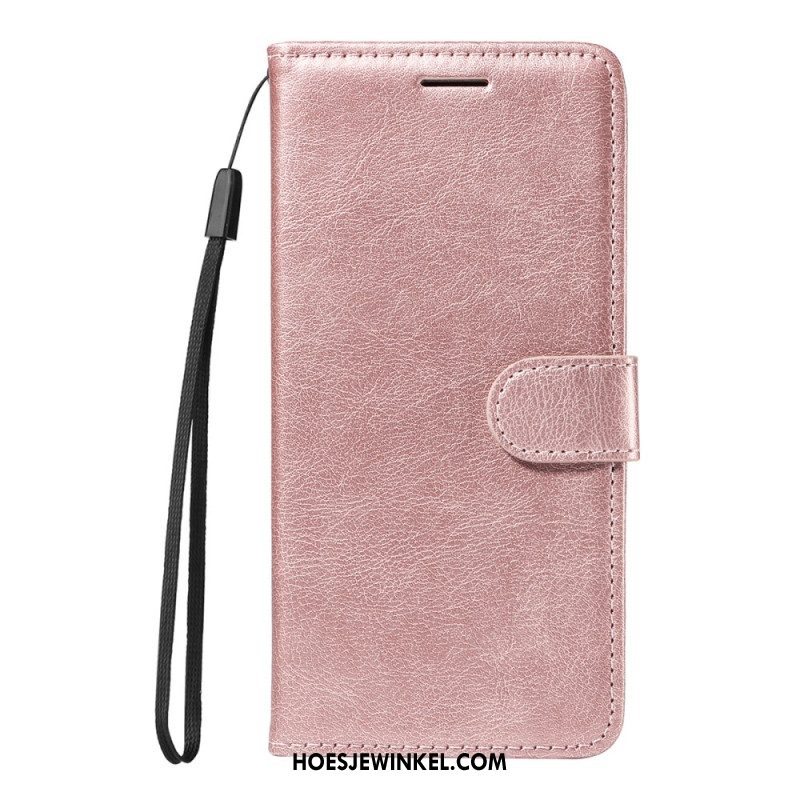 Bescherming Hoesje Oppo Reno 14f 5g Effen Met Riempje