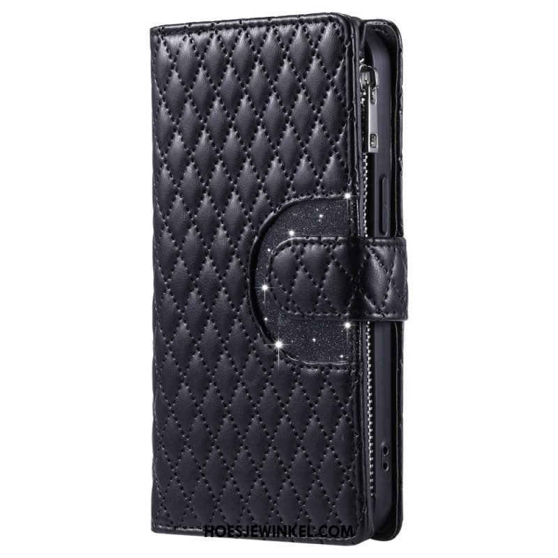 Bescherming Hoesje Samsung Galaxy S25 5g Edge Gewatteerde Portemonnee