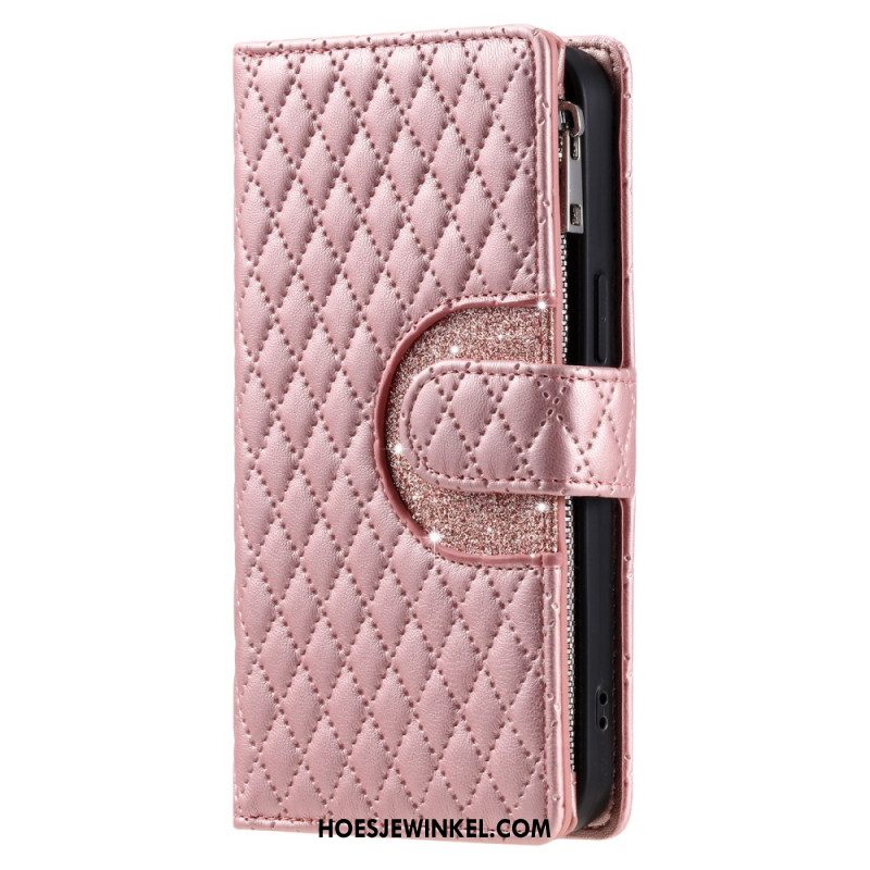 Bescherming Hoesje Samsung Galaxy S25 5g Edge Gewatteerde Portemonnee