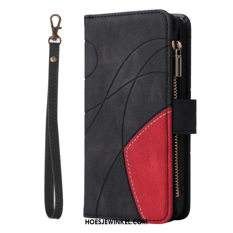 Bescherming Hoesje Samsung Galaxy S25 Fe Tweekleurige Rimpeling