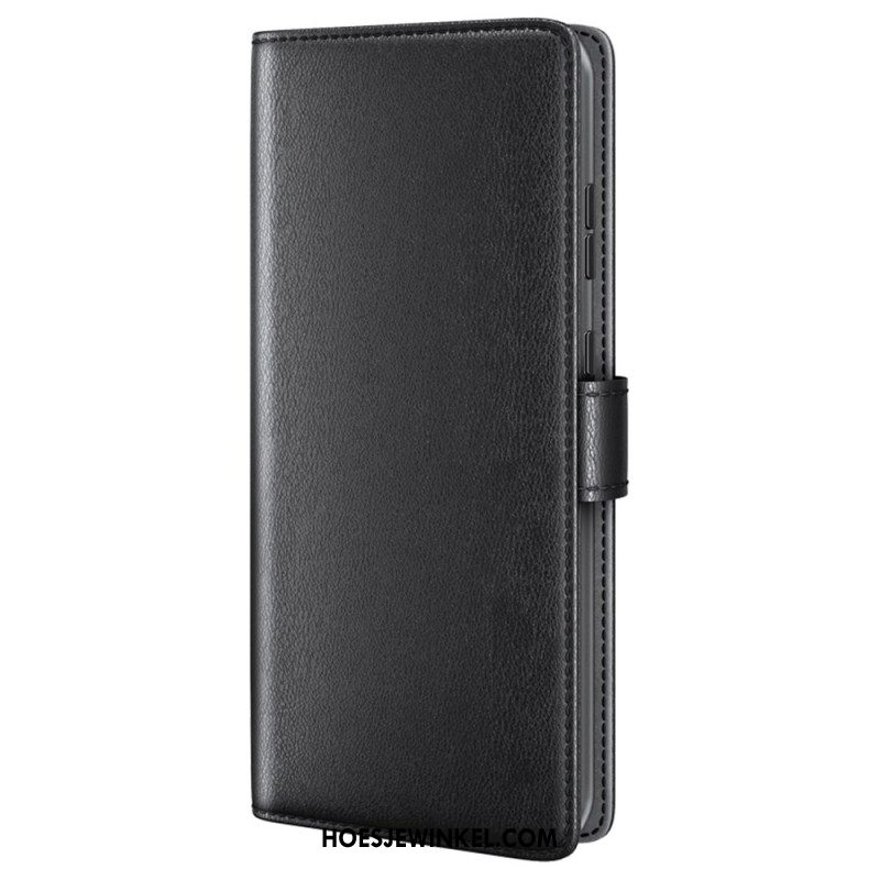 Bescherming Hoesje Samsung Galaxy S25 Ultra 5g Echt Leer