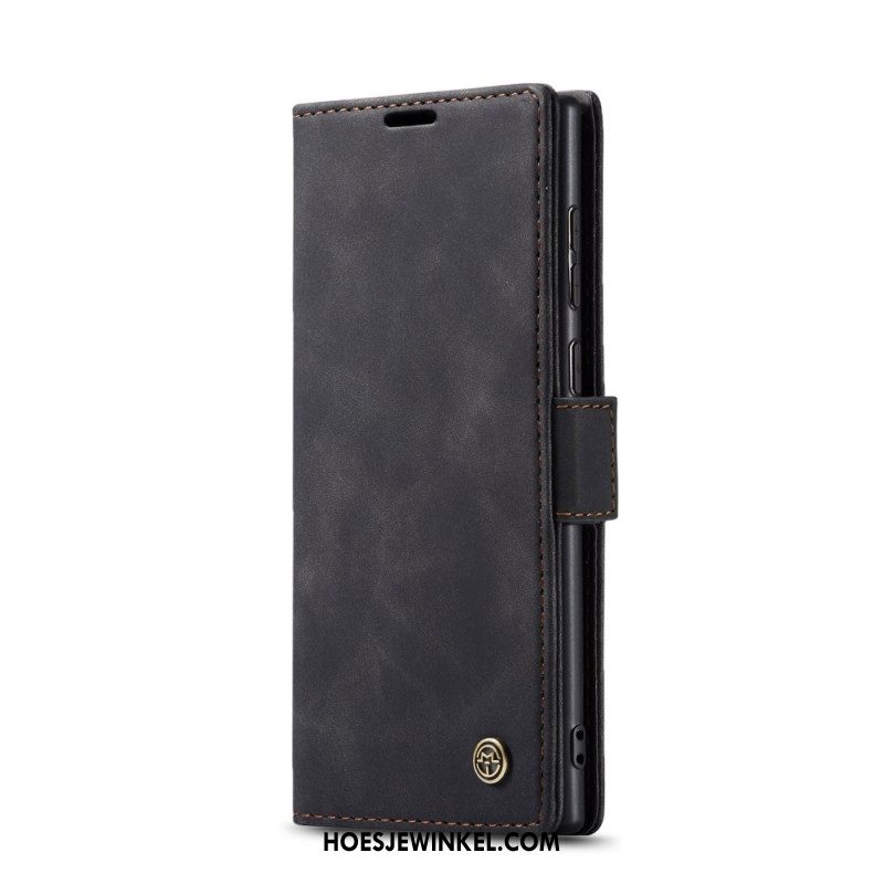 Bescherming Hoesje Samsung Galaxy S25 Ultra 5g Suède-effect Caseme