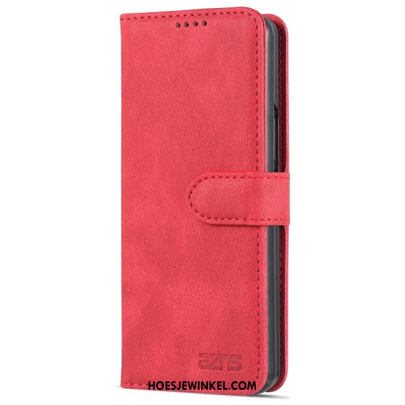 Bescherming Hoesje Samsung Galaxy Z Fold 5 Azns Ledereffect