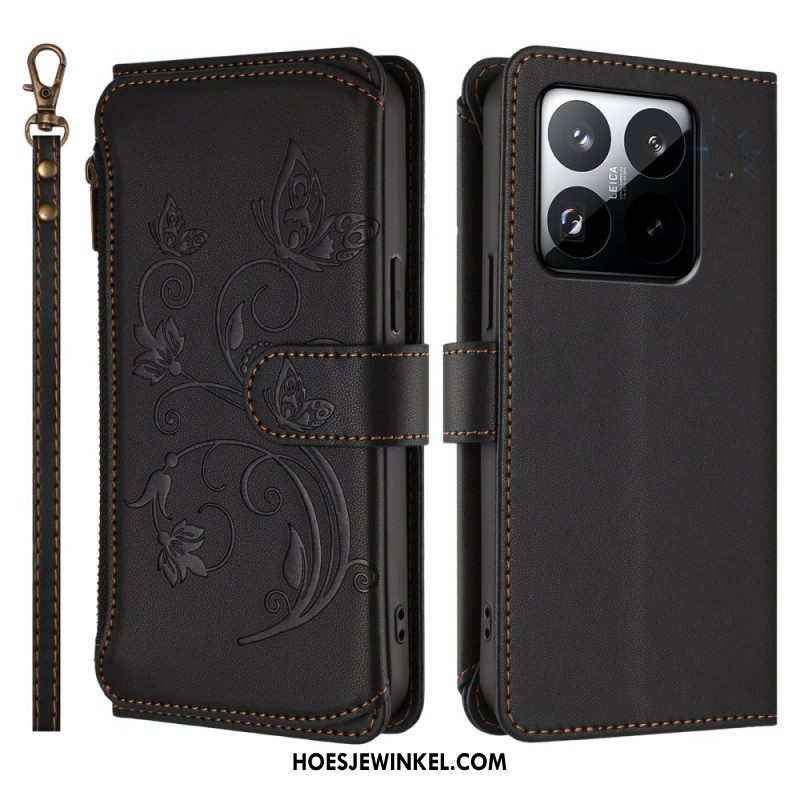 Bescherming Hoesje Xiaomi 15t 6 Rfid-kaarthouders En Sleutelkoord