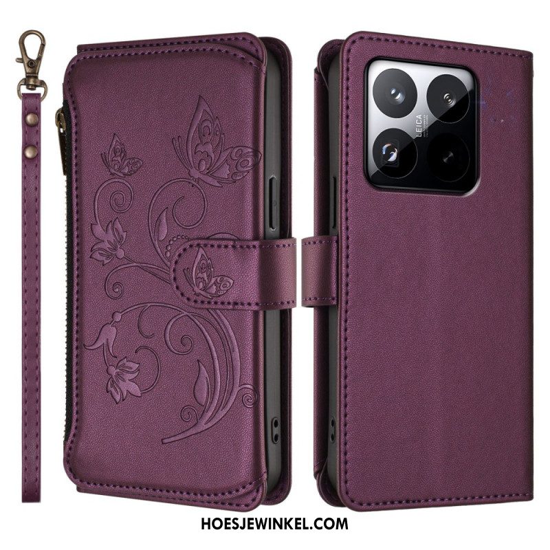 Bescherming Hoesje Xiaomi 15t 6 Rfid-kaarthouders En Sleutelkoord