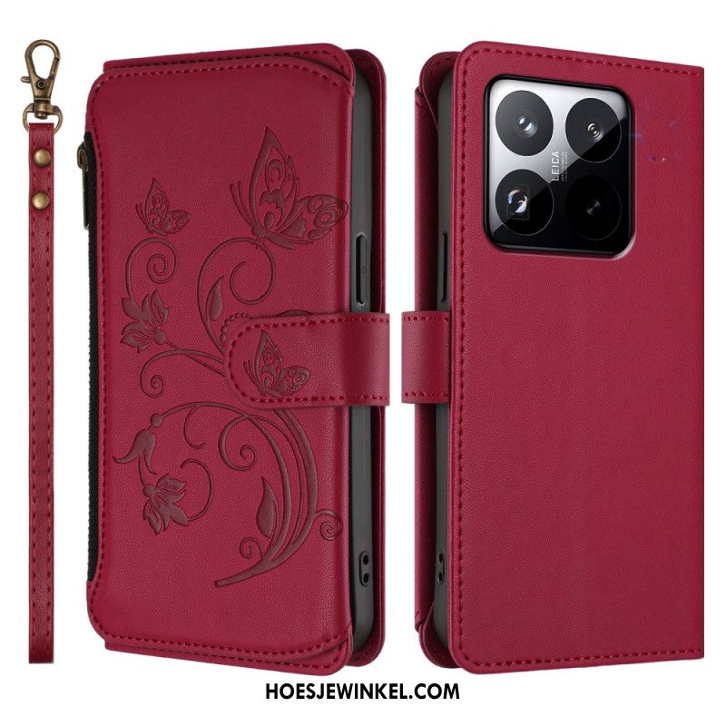 Bescherming Hoesje Xiaomi 15t 6 Rfid-kaarthouders En Sleutelkoord