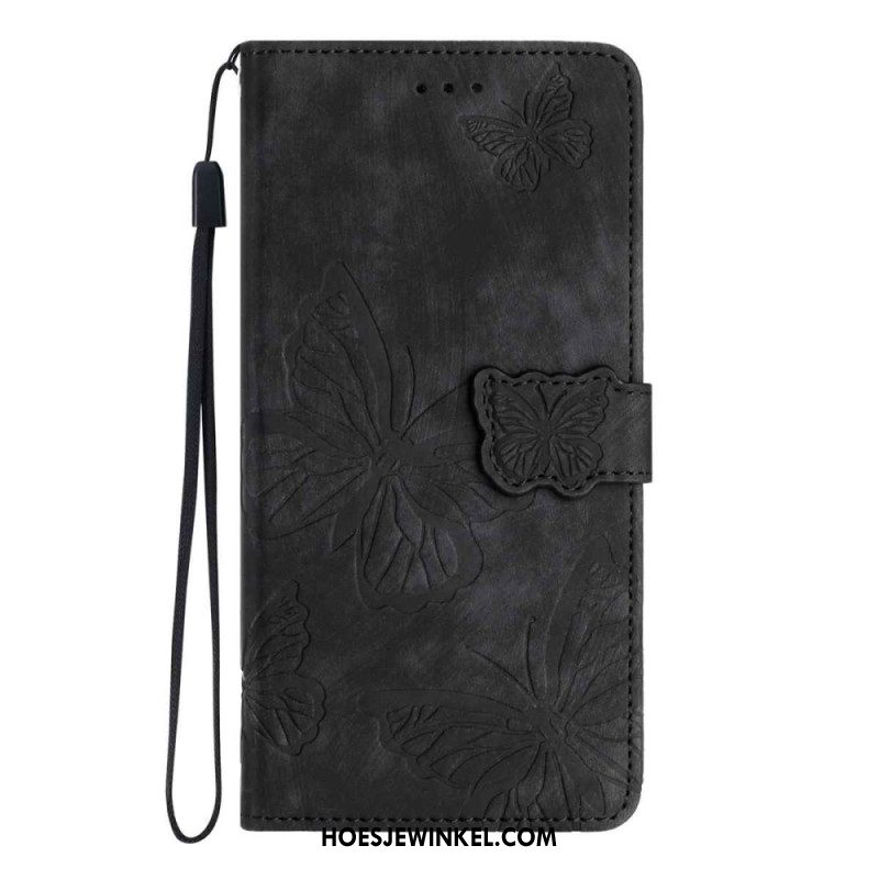 Bescherming Hoesje Xiaomi 15t Pro Vlinders Met Suède-effect