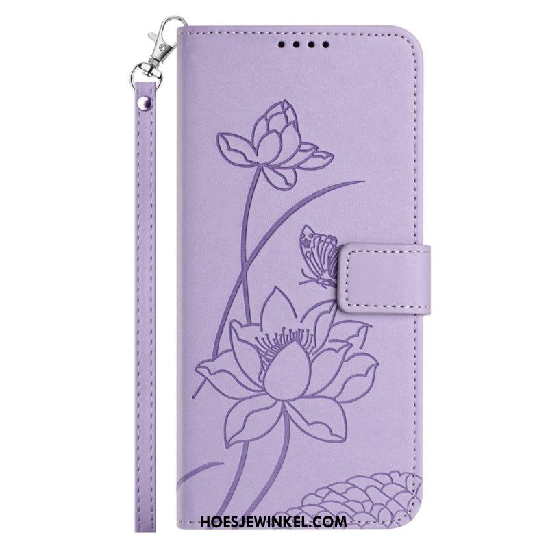 Bescherming Hoesje Xiaomi 17 Pro Lotuspatroon Met Koord