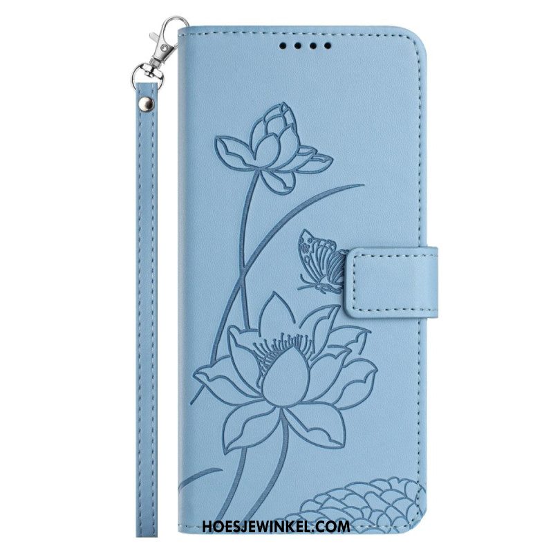 Bescherming Hoesje Xiaomi 17 Pro Max Lotuspatroon Met Koord