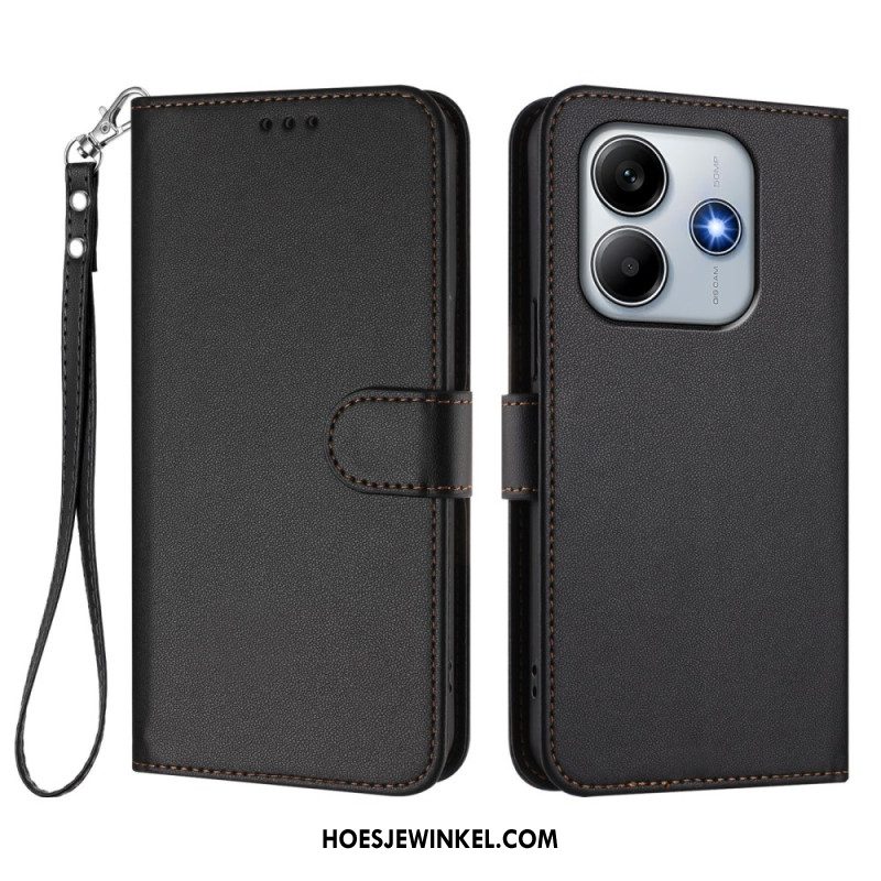 Bescherming Hoesje Xiaomi Redmi Note 14 5g Effen Met Koord