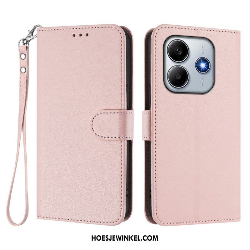 Bescherming Hoesje Xiaomi Redmi Note 14 5g Effen Met Koord