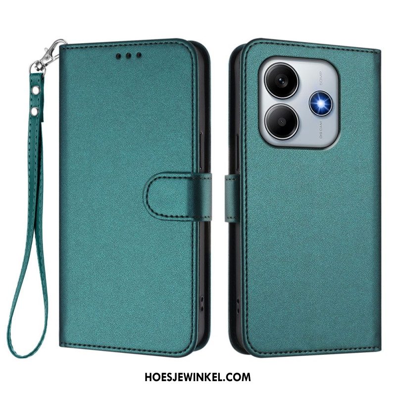 Bescherming Hoesje Xiaomi Redmi Note 14 5g Effen Met Koord