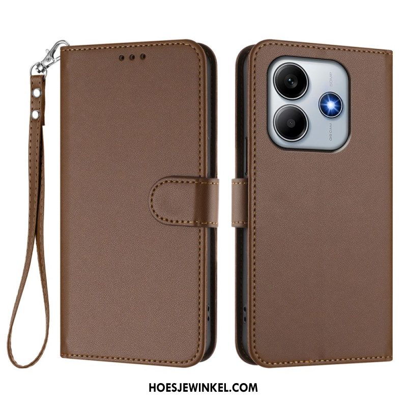 Bescherming Hoesje Xiaomi Redmi Note 14 5g Effen Met Koord