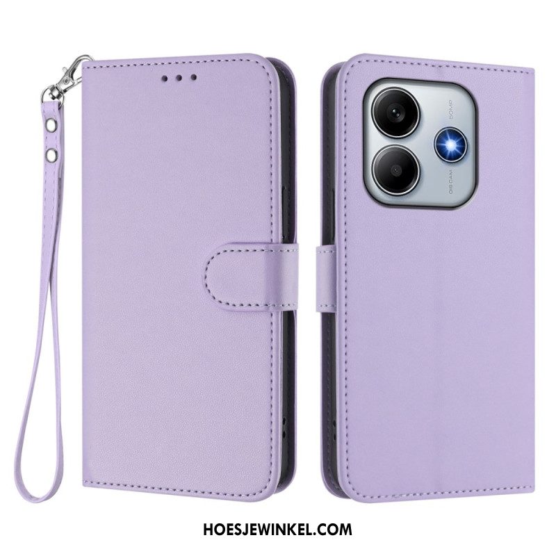 Bescherming Hoesje Xiaomi Redmi Note 14 5g Effen Met Koord