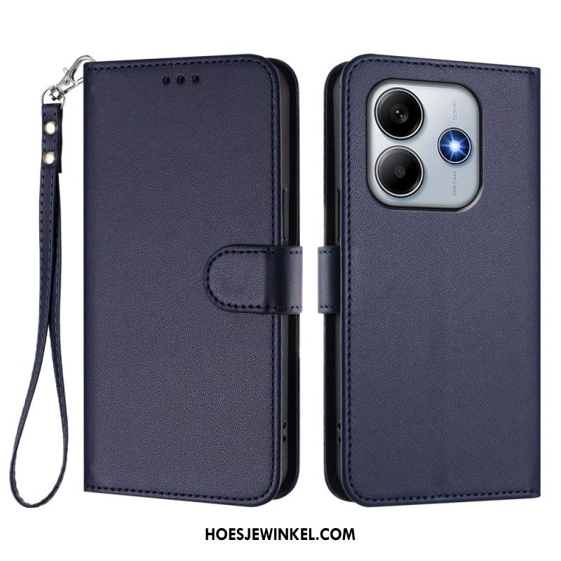 Bescherming Hoesje Xiaomi Redmi Note 14 5g Effen Met Koord