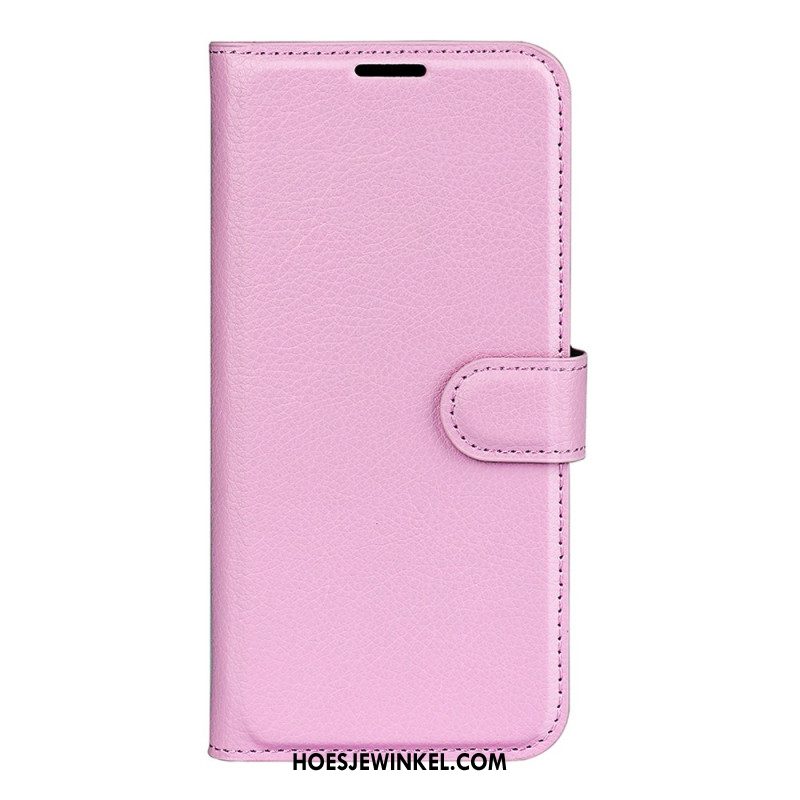 Bescherming Hoesje Xiaomi Redmi Note 14s Klassiek Lychee Kunstleer