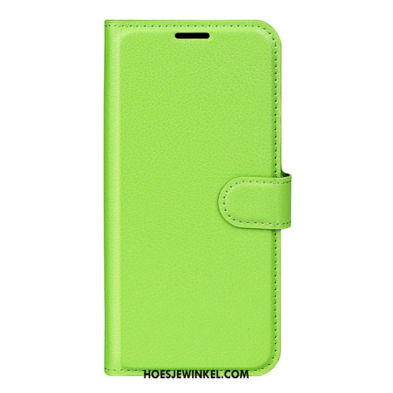 Bescherming Hoesje Xiaomi Redmi Note 14s Klassiek Lychee Kunstleer