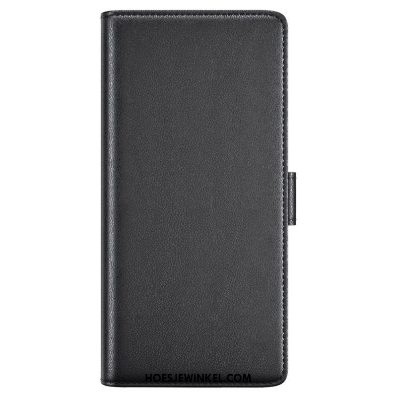 Bescherming Hoesje iPhone 16 Pro Echt Leer