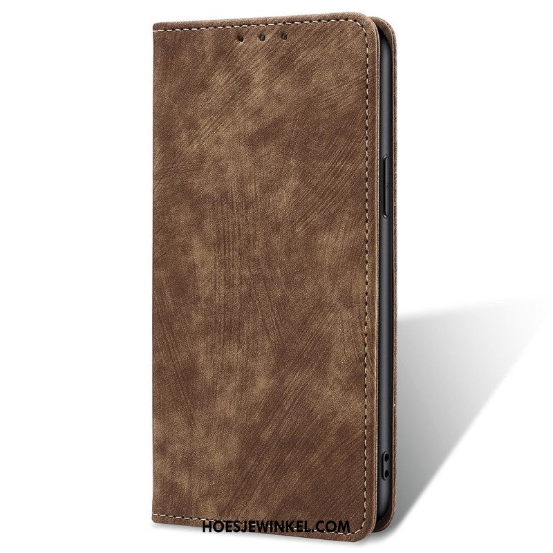 Bescherming Hoesje voor Huawei Mate 50 Pro Folio-hoesje Retro Kunstleer