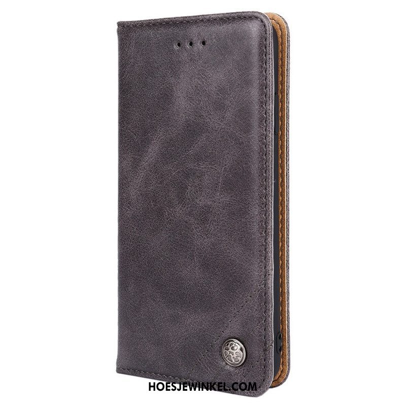 Bescherming Hoesje voor Huawei P60 Pro Folio-hoesje Decoratieve Klinknagel