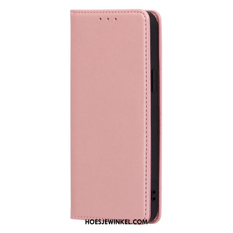 Bescherming Hoesje voor Huawei P60 Pro Folio-hoesje Kuittextuur