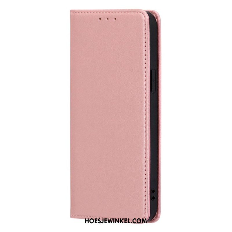 Bescherming Hoesje voor Huawei P60 Pro Folio-hoesje Kuittextuur