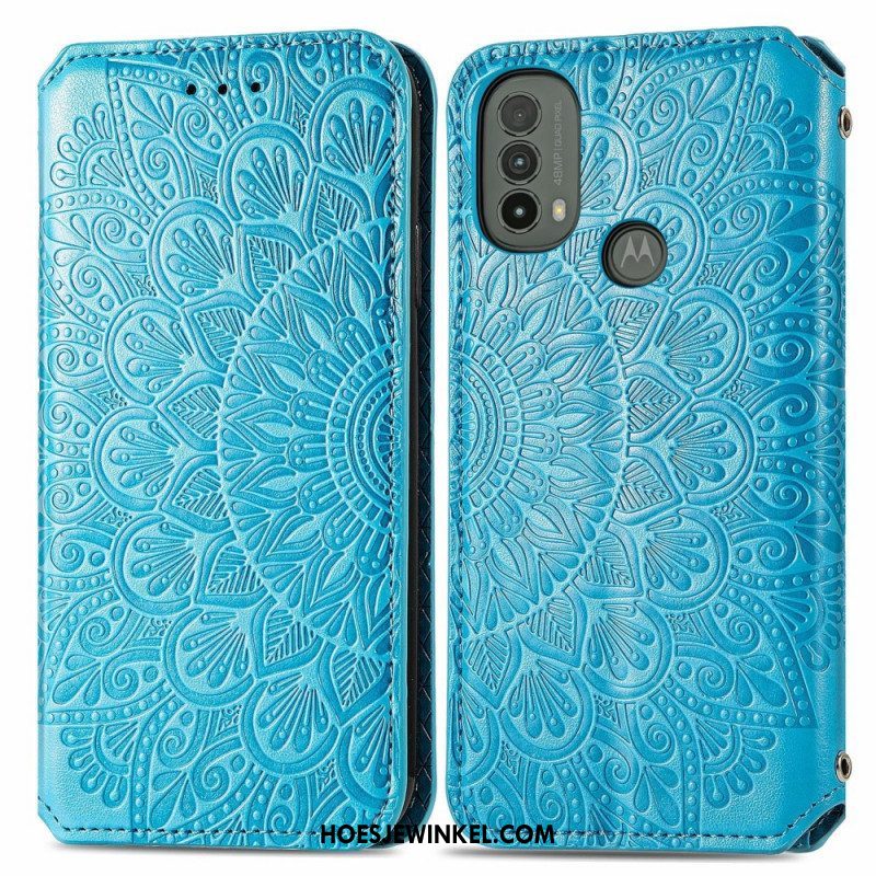 Bescherming Hoesje voor Moto E40 / E30 / E20 Folio-hoesje Mandala