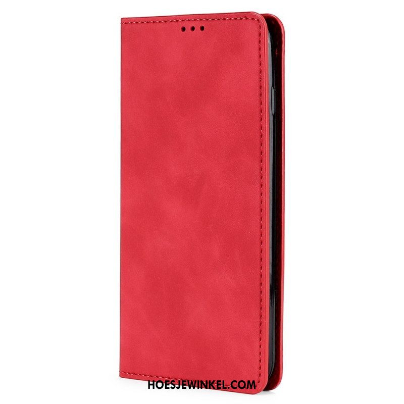 Bescherming Hoesje voor OnePlus 10T 5G Folio-hoesje Aanraking Van De Huid