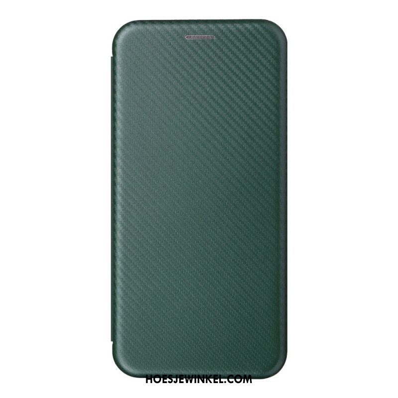 Bescherming Hoesje voor OnePlus 10T 5G Folio-hoesje Koolstofvezel