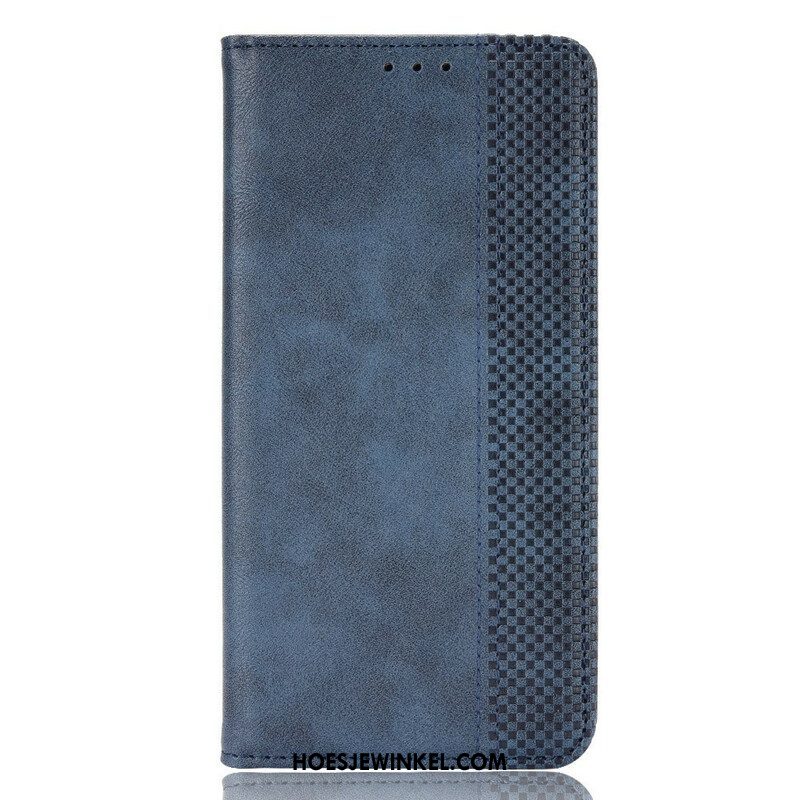 Bescherming Hoesje voor OnePlus Nord 2 5G Folio-hoesje Gestileerd Vintage Leereffect