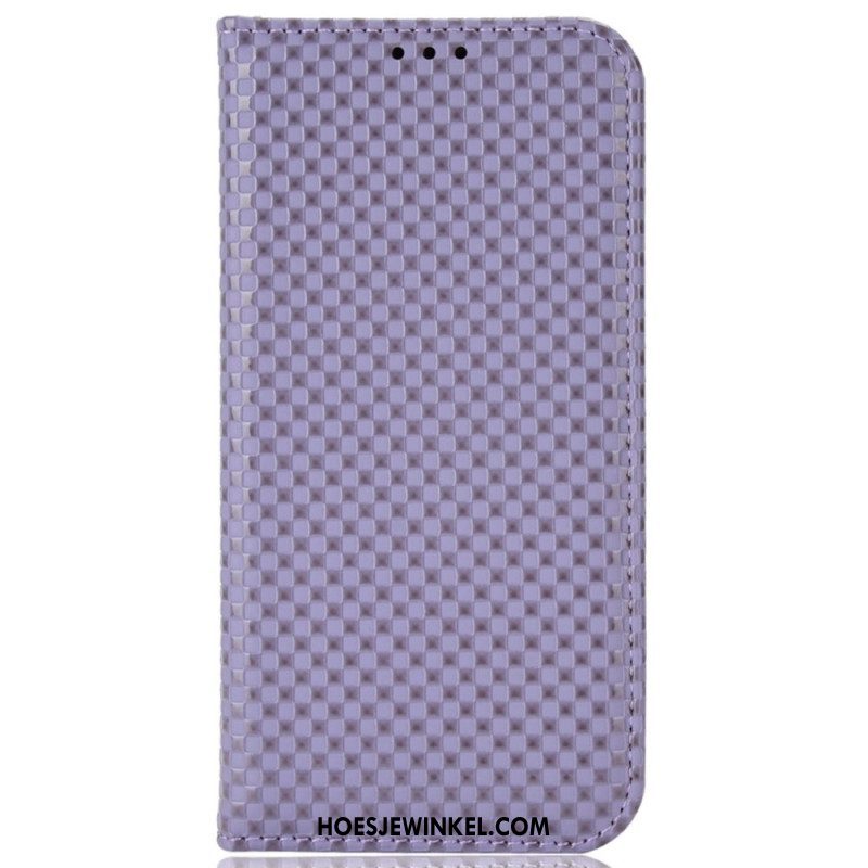 Bescherming Hoesje voor OnePlus Nord 2T 5G Folio-hoesje Raster Textuur