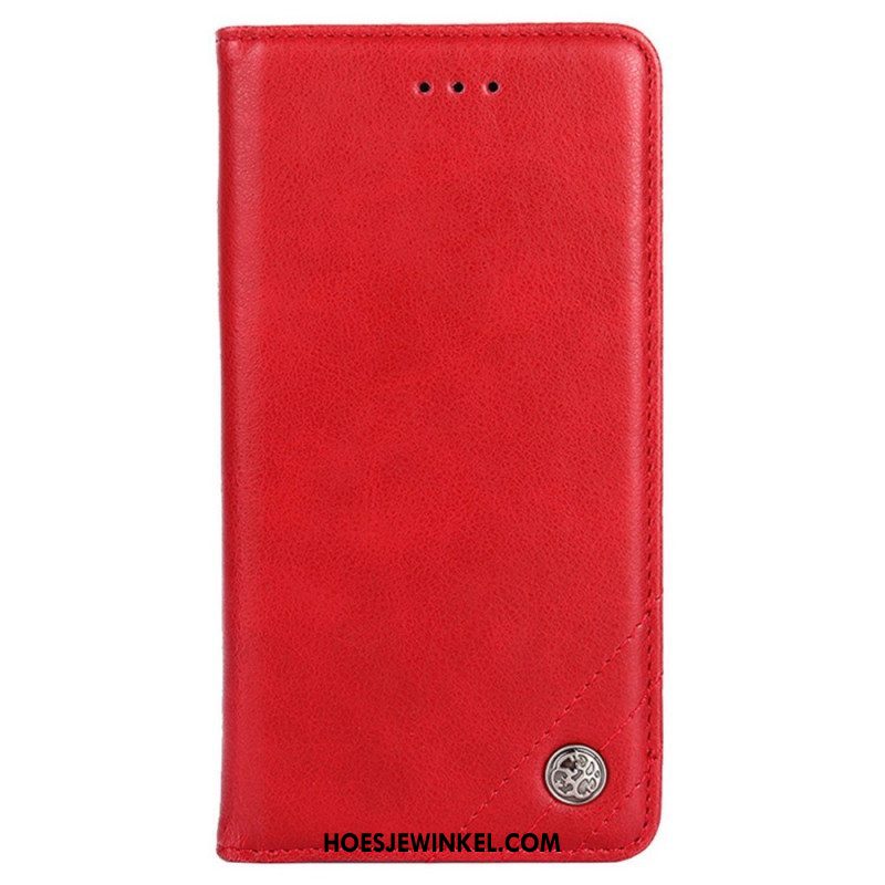 Bescherming Hoesje voor OnePlus Nord CE 2 Lite 5G Folio-hoesje Kunstleer Decoratieve Klinknagel