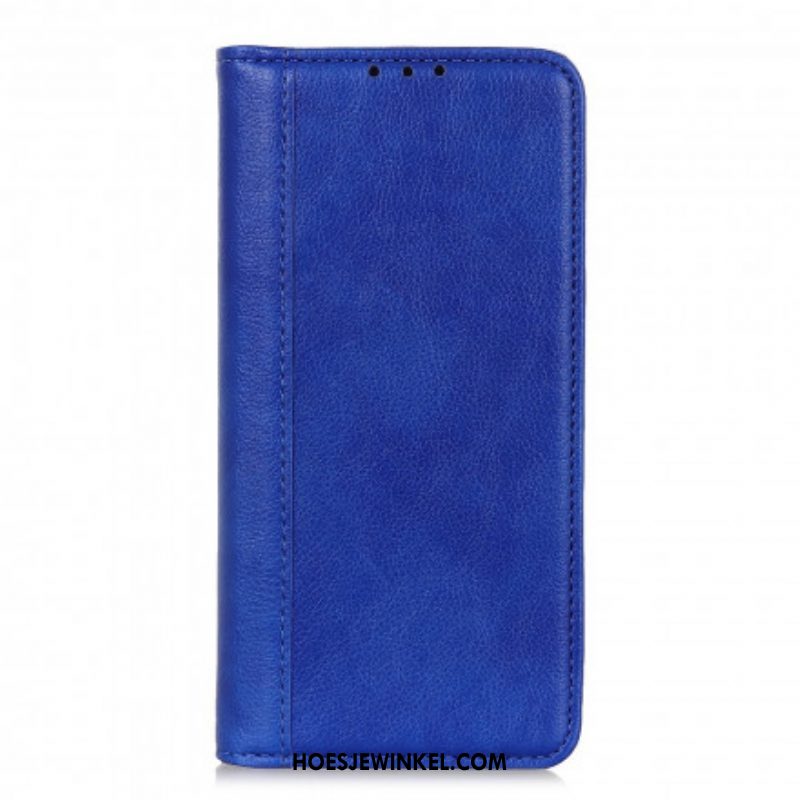 Bescherming Hoesje voor OnePlus Nord CE 5G Folio-hoesje Elegantie Split Litchi Leer