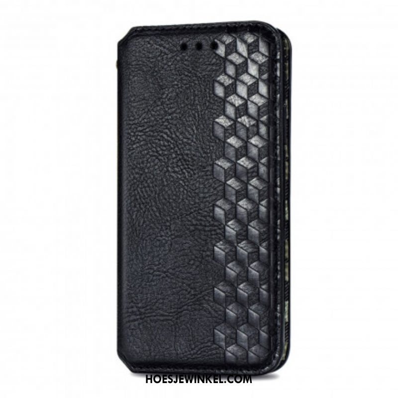 Bescherming Hoesje voor OnePlus Nord CE 5G Folio-hoesje Leereffect Diamanttextuur