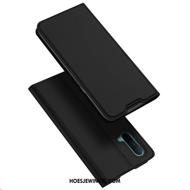 Bescherming Hoesje voor OnePlus Nord CE 5G Folio-hoesje Skinpro Dux Ducis