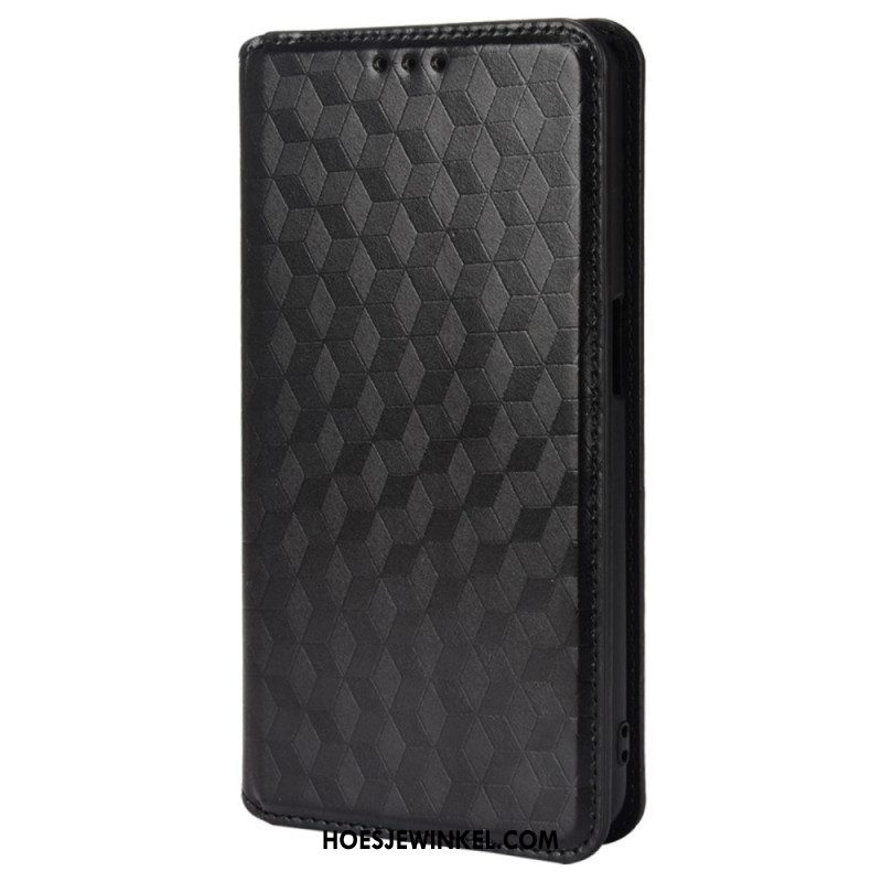 Bescherming Hoesje voor Oppo A54 5G / A74 5G Folio-hoesje 3d Textuur