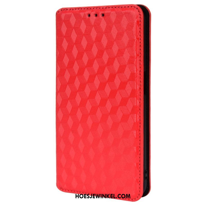 Bescherming Hoesje voor Oppo A54 5G / A74 5G Folio-hoesje 3d Textuur