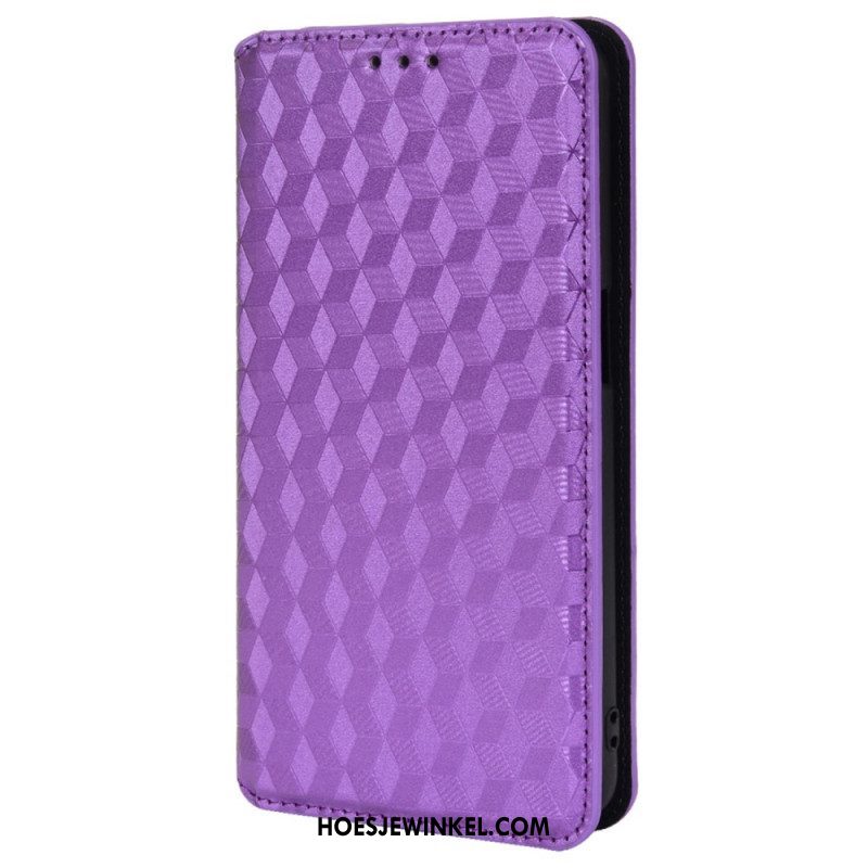 Bescherming Hoesje voor Oppo A54 5G / A74 5G Folio-hoesje 3d Textuur