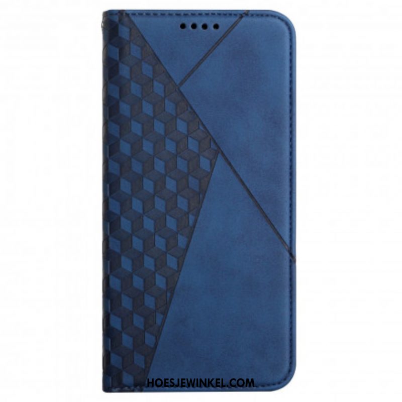 Bescherming Hoesje voor Oppo A94 5G Folio-hoesje Kubieke Stijl Skin-touch