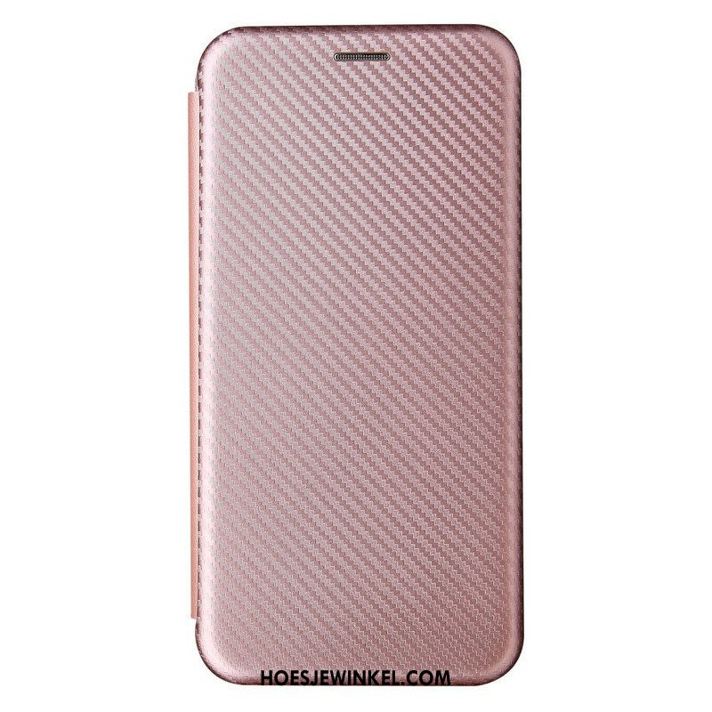 Bescherming Hoesje voor Oppo Find X3 Pro Folio-hoesje Gekleurde Koolstofsilicone