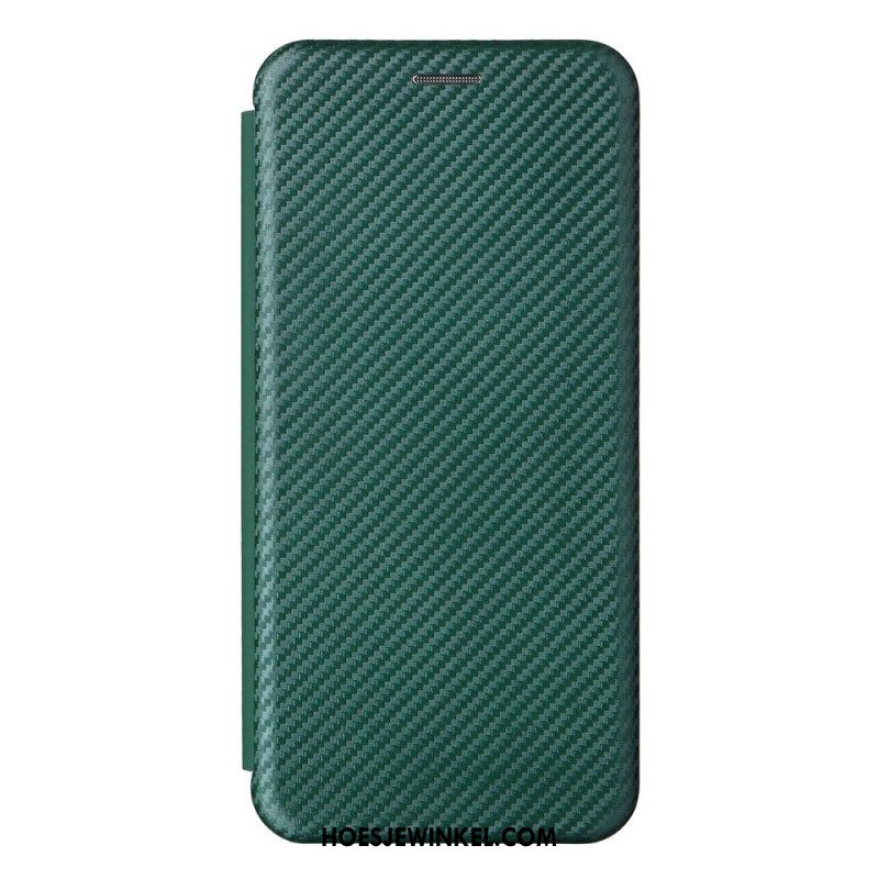 Bescherming Hoesje voor Oppo Find X5 Lite Folio-hoesje Koolstofvezel Textuur