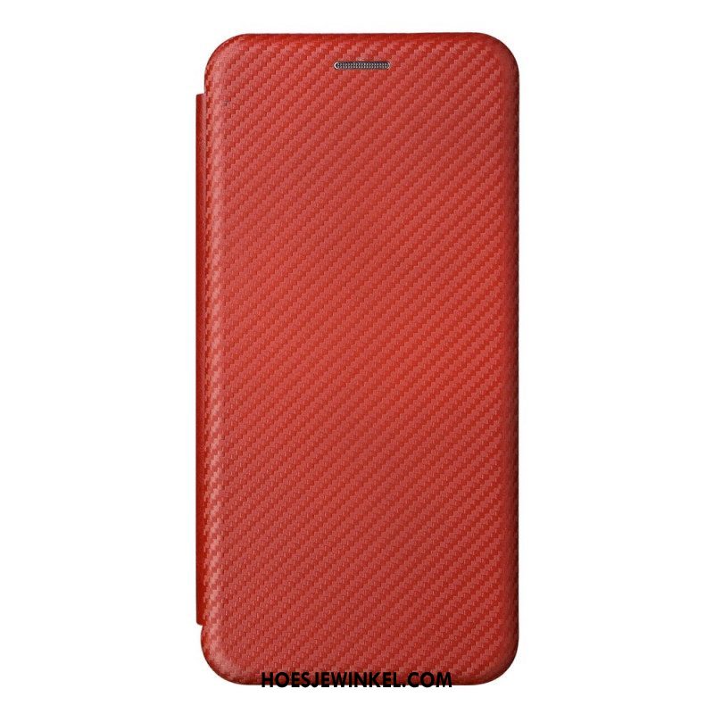 Bescherming Hoesje voor Oppo Find X5 Lite Folio-hoesje Koolstofvezel Textuur