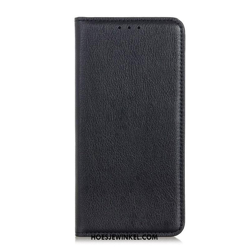 Bescherming Hoesje voor Oppo Find X5 Lite Folio-hoesje Lychee Splitleer