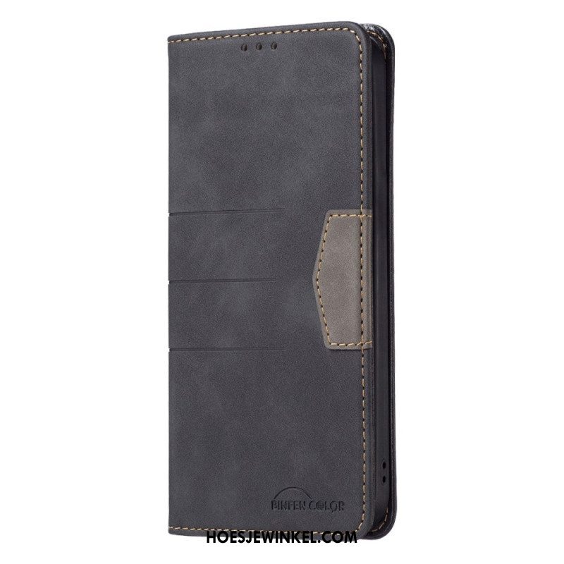 Bescherming Hoesje voor Oppo Find X5 Pro Folio-hoesje Binfen-kleur