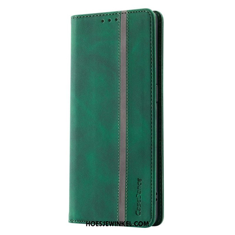 Bescherming Hoesje voor Oppo Find X5 Pro Folio-hoesje Kunstleer Casedance