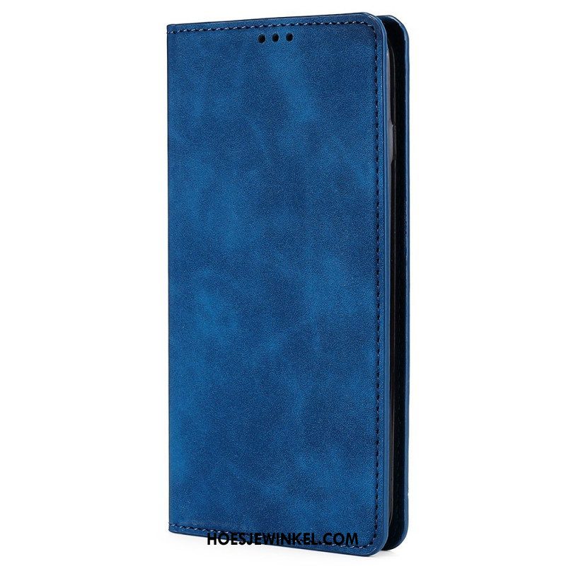 Bescherming Hoesje voor Oppo Reno 8 Pro Folio-hoesje Leer-effect